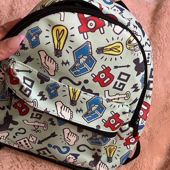 Monopoly Patterned mini Backpack - Picture 6 of 6